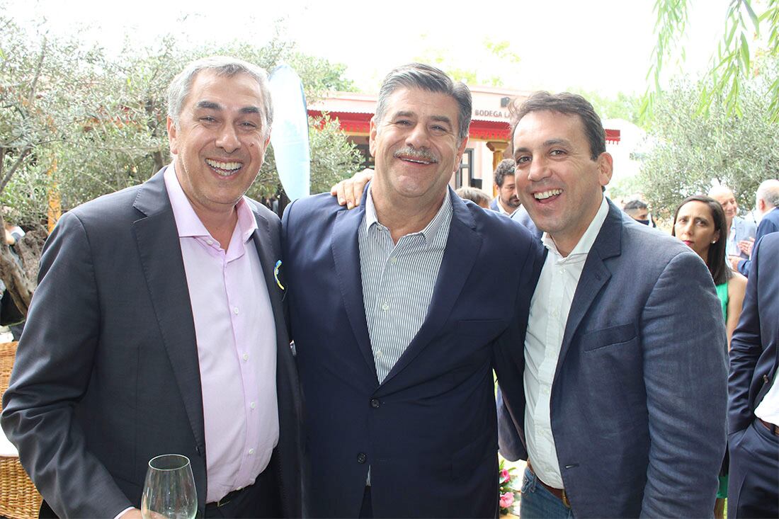 Enrique Vaquié, Mario Abed y Tadeo García Salazar.
