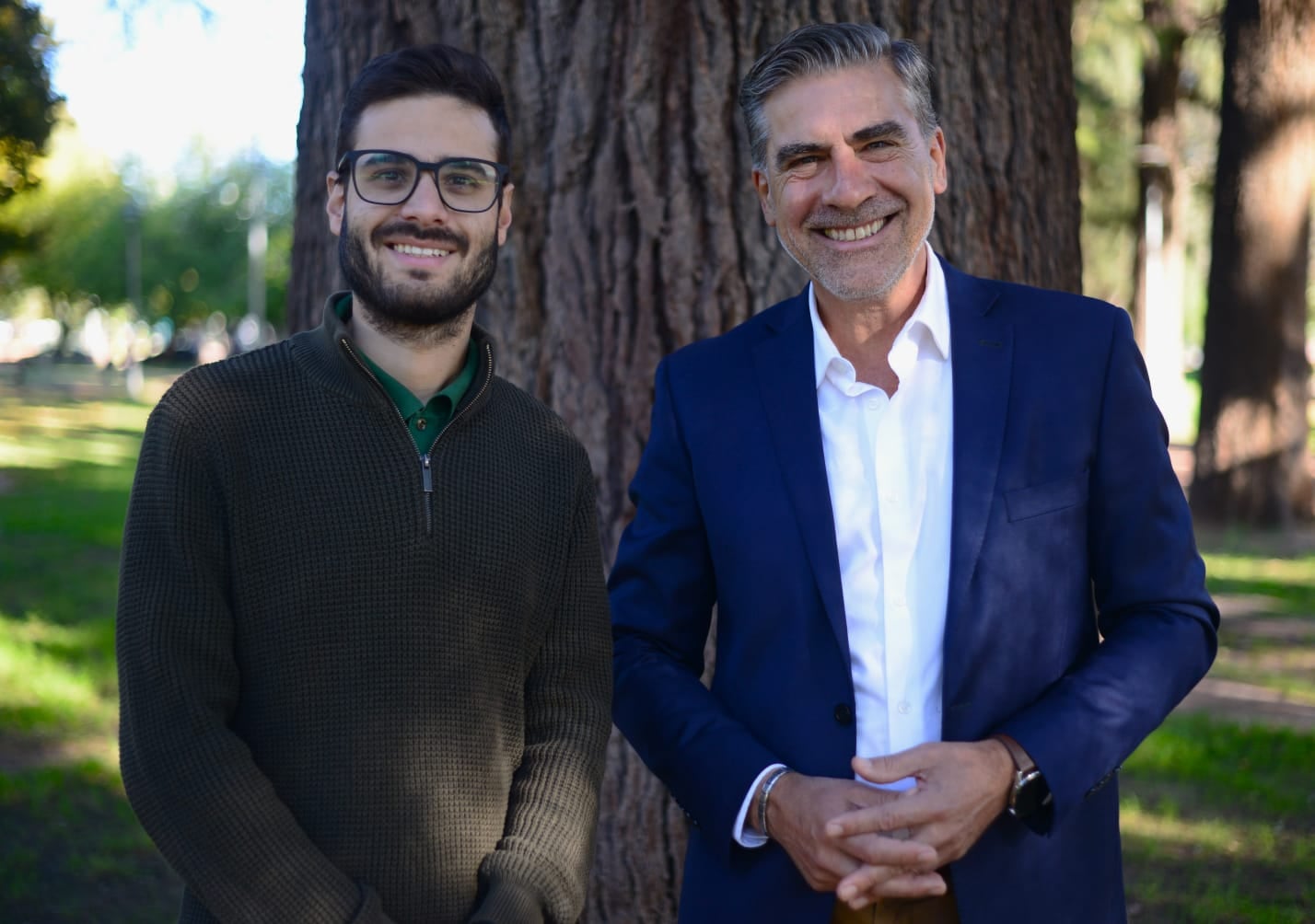 Emanuel Fugazzotto y Mario Vadillo. Foto: Gentileza