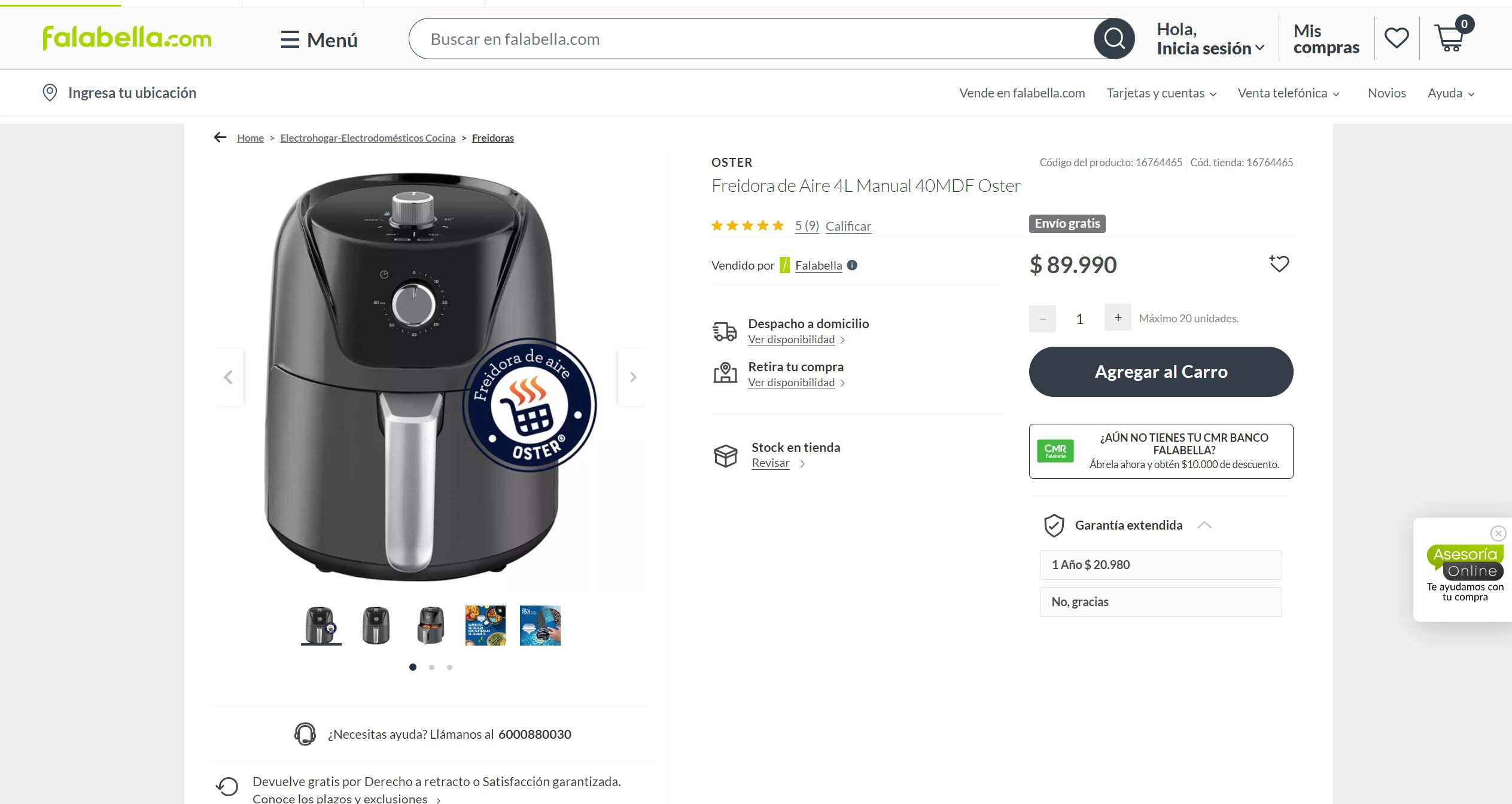 Air Fryer en Chile.