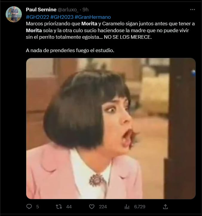 Las redes explotaron contra Romina, cuando Marcos reveló que no quiere separar a Mora y Caramelo