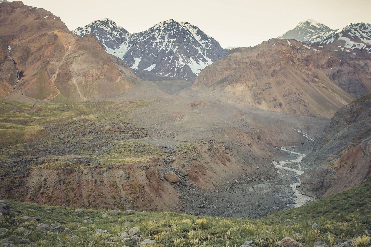 Imagen del río Plomo actual.