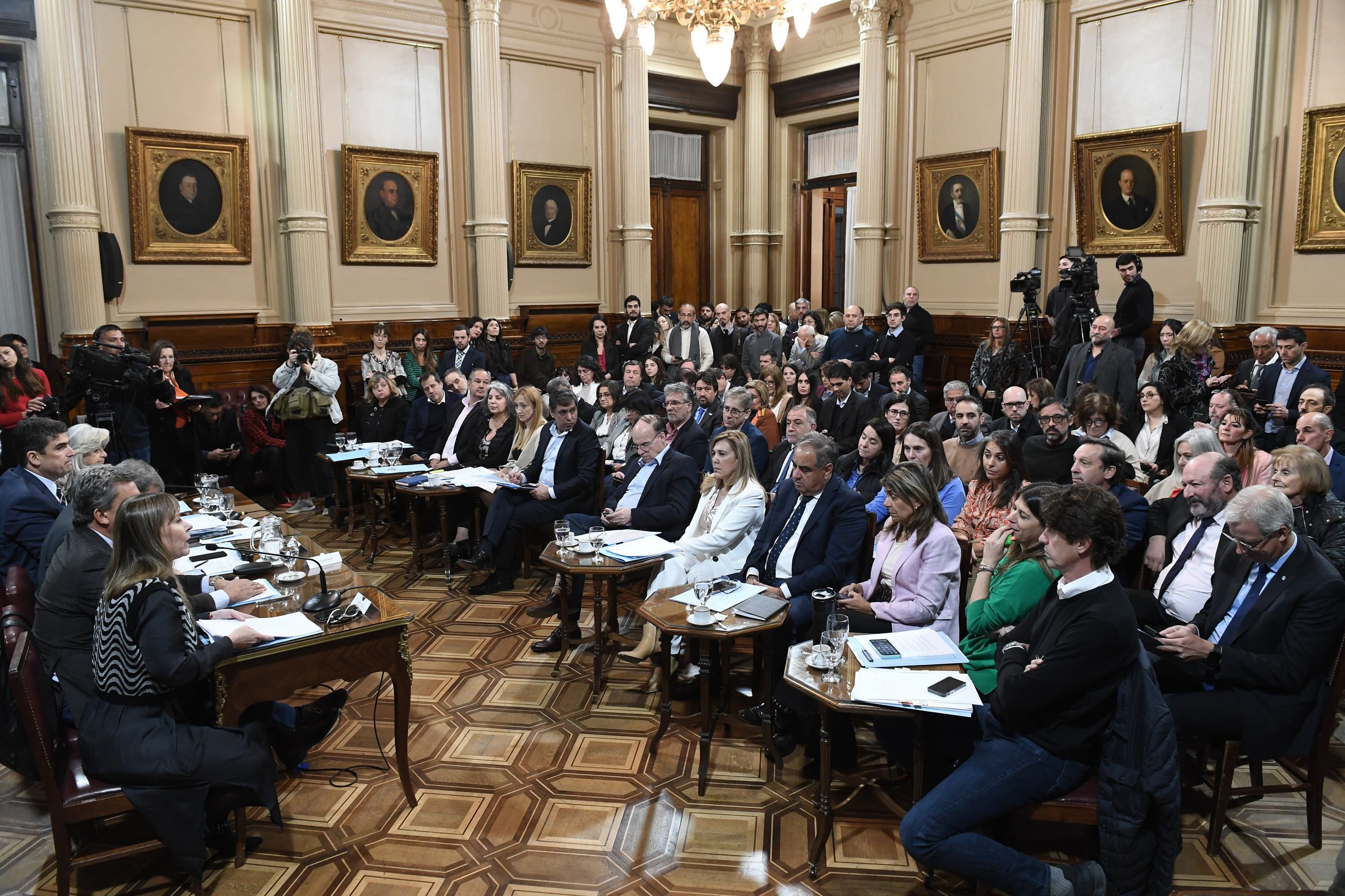 La discusión sobre la ley de alquileres pasó a un cuarto intermedio (Foto: Comunicación Senado)