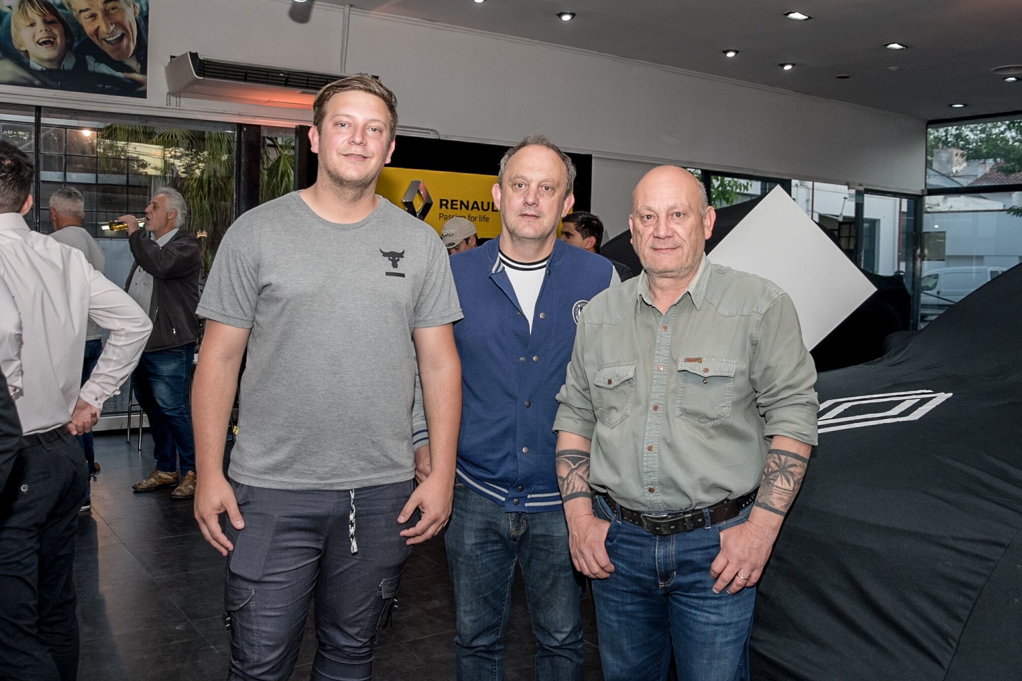 Brian, Marcelo y Mario Bonora en el lanzamiento de las nuevas pick ups
Ph: Romi Abel