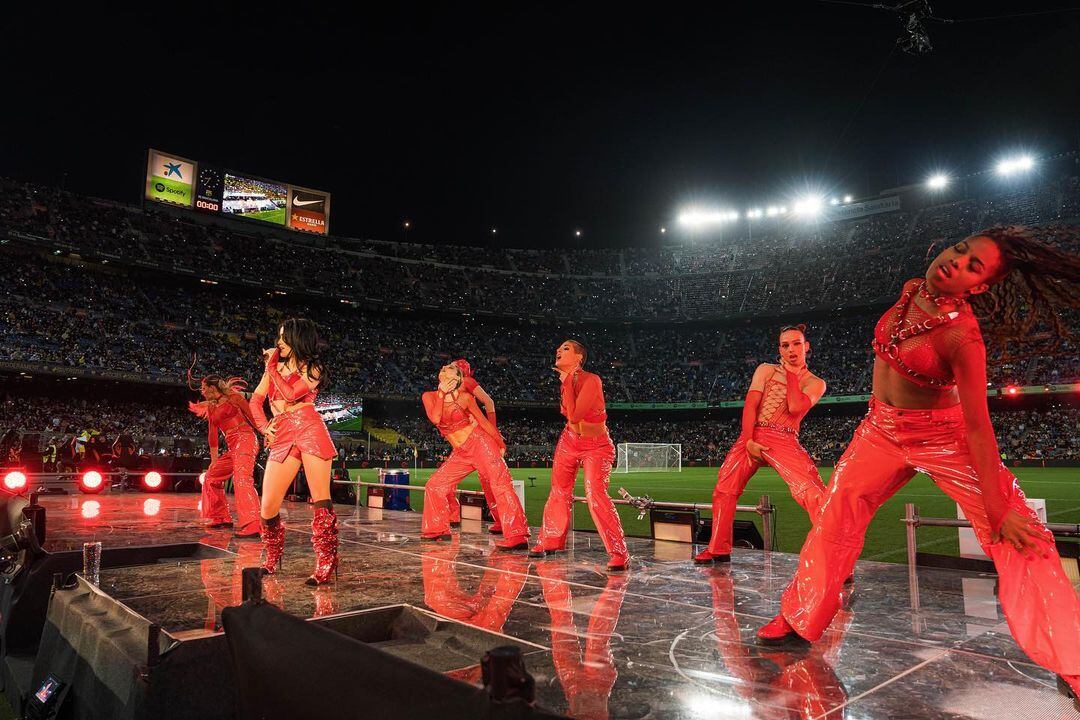 Lali Espósito en su show.