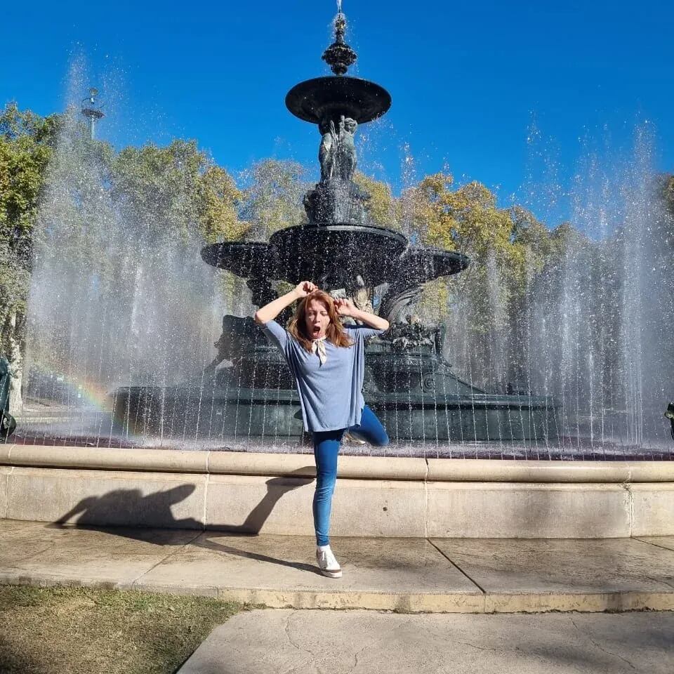 Lizy Tagliani y su novio, Sebastián Nebot, en Mendoza.