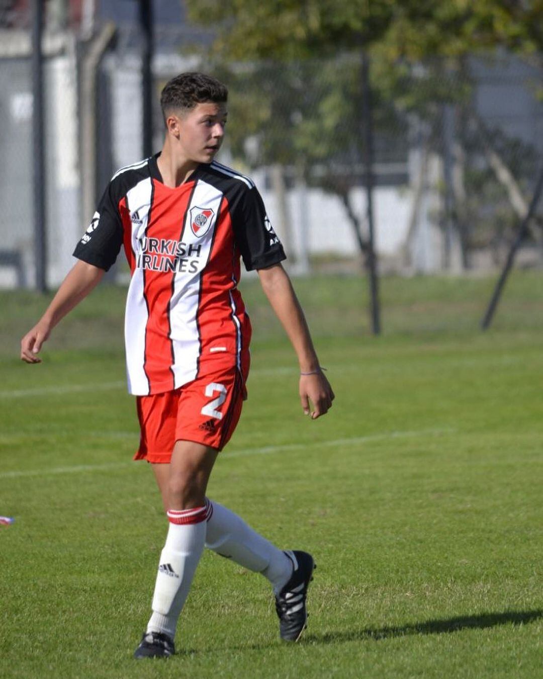 Bastian, el hijo mayor de Evangelina Anderson y Martín Demichelis. (Gentileza Instagram).