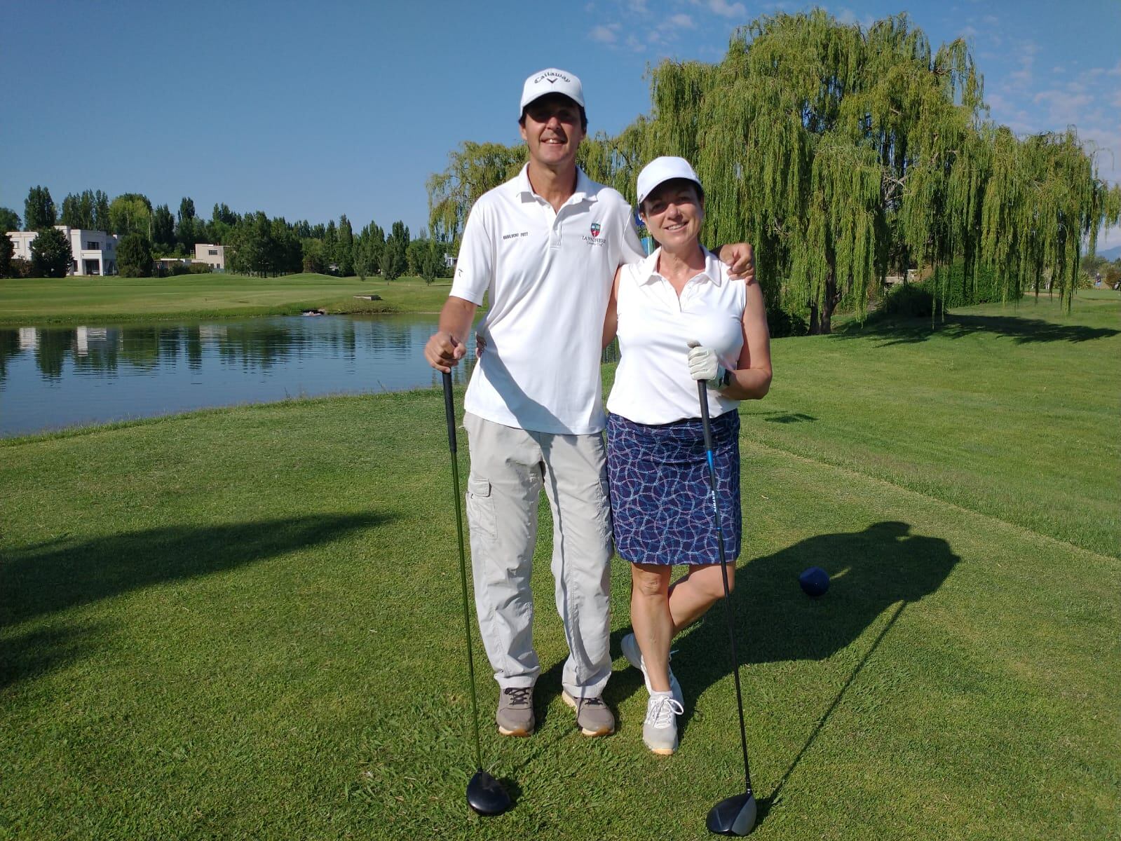 Ernesto Carbone y Fernanda Schiavone, una de las parejas mixtas de La Vacherie.