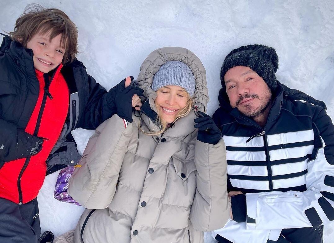 Las vacaciones en Ushuaia de Marcelo Tinelli, Guillermina Valdés y Lolo