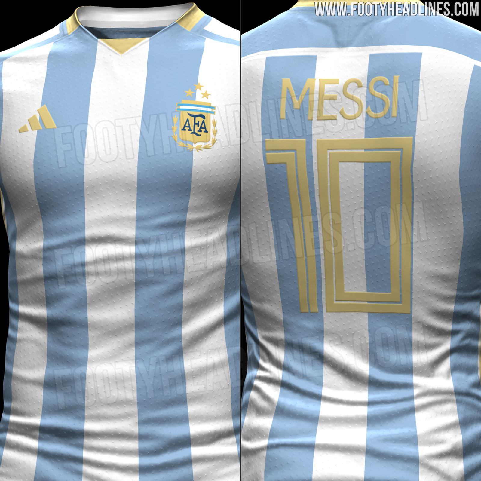 La posible nueva camiseta de la Selección Argentina