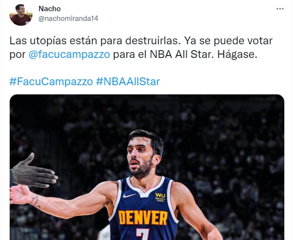 Votación abierta para los Juegos de las Estrellas de la NBA. / Gentileza.