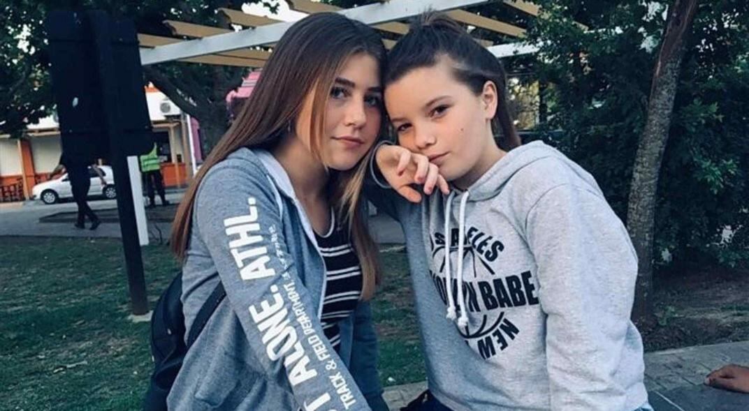 Rocío Quagliarello (14) y su amiga Camila López (13), víctimas de la masacre de San Miguel del Monte.