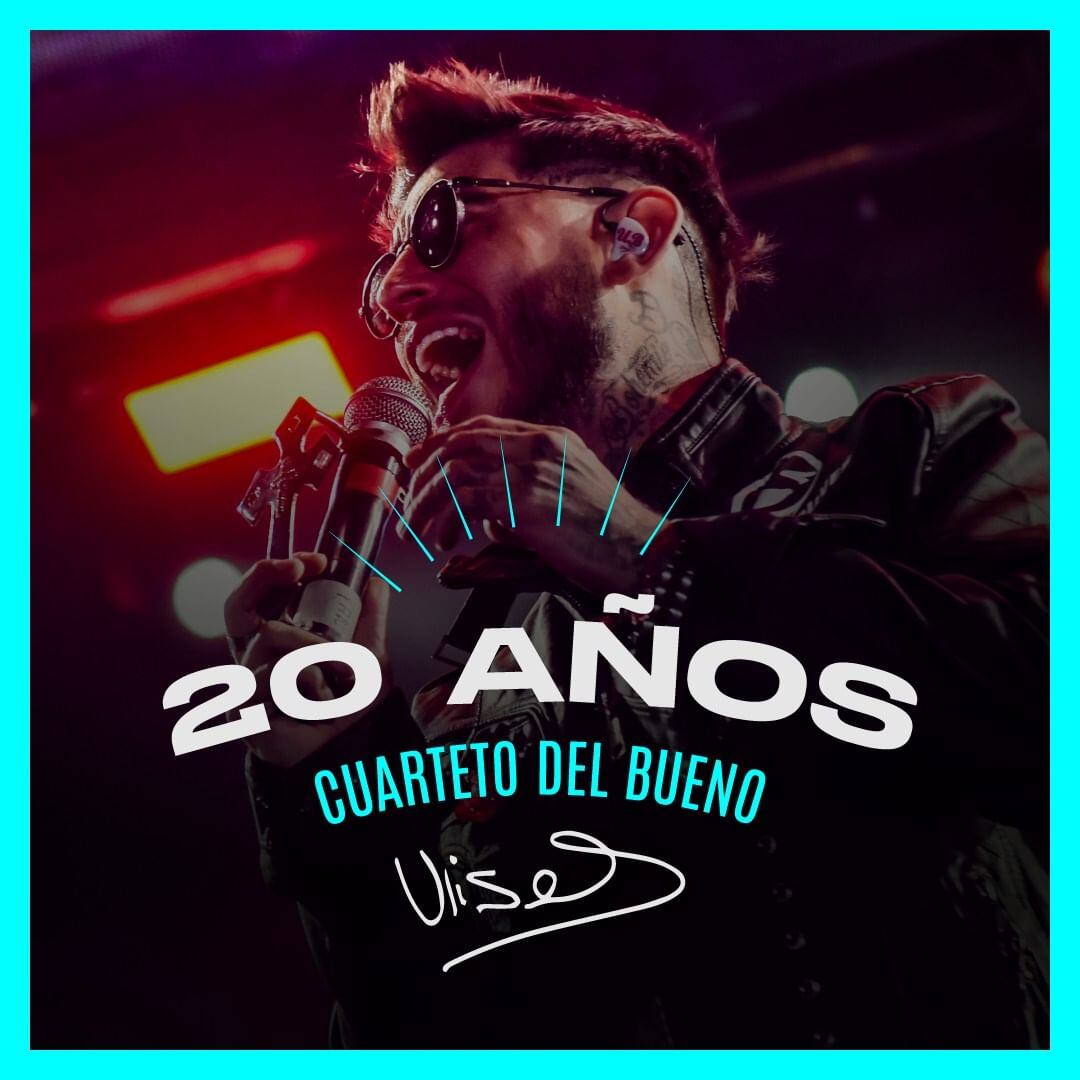 Ulises Bueno cierra el año con un show en Mendoza. / Instagram