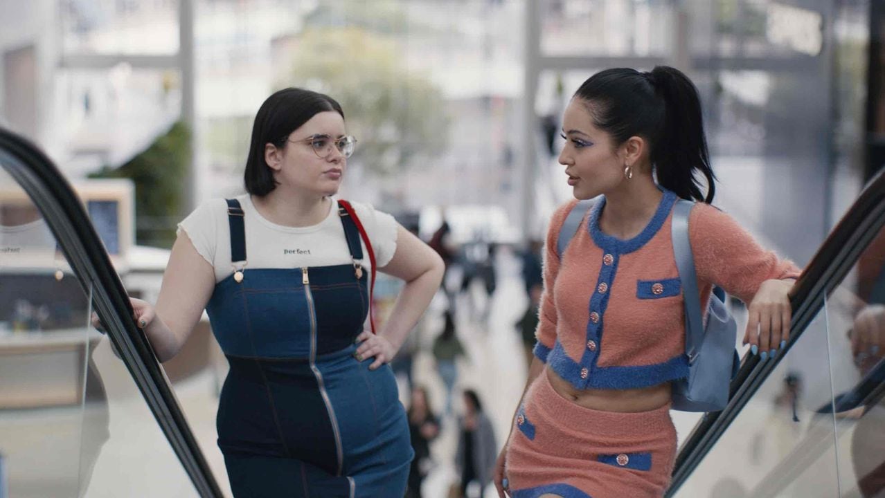 Barbie Ferreira y Pérez rodando una de las escenas.