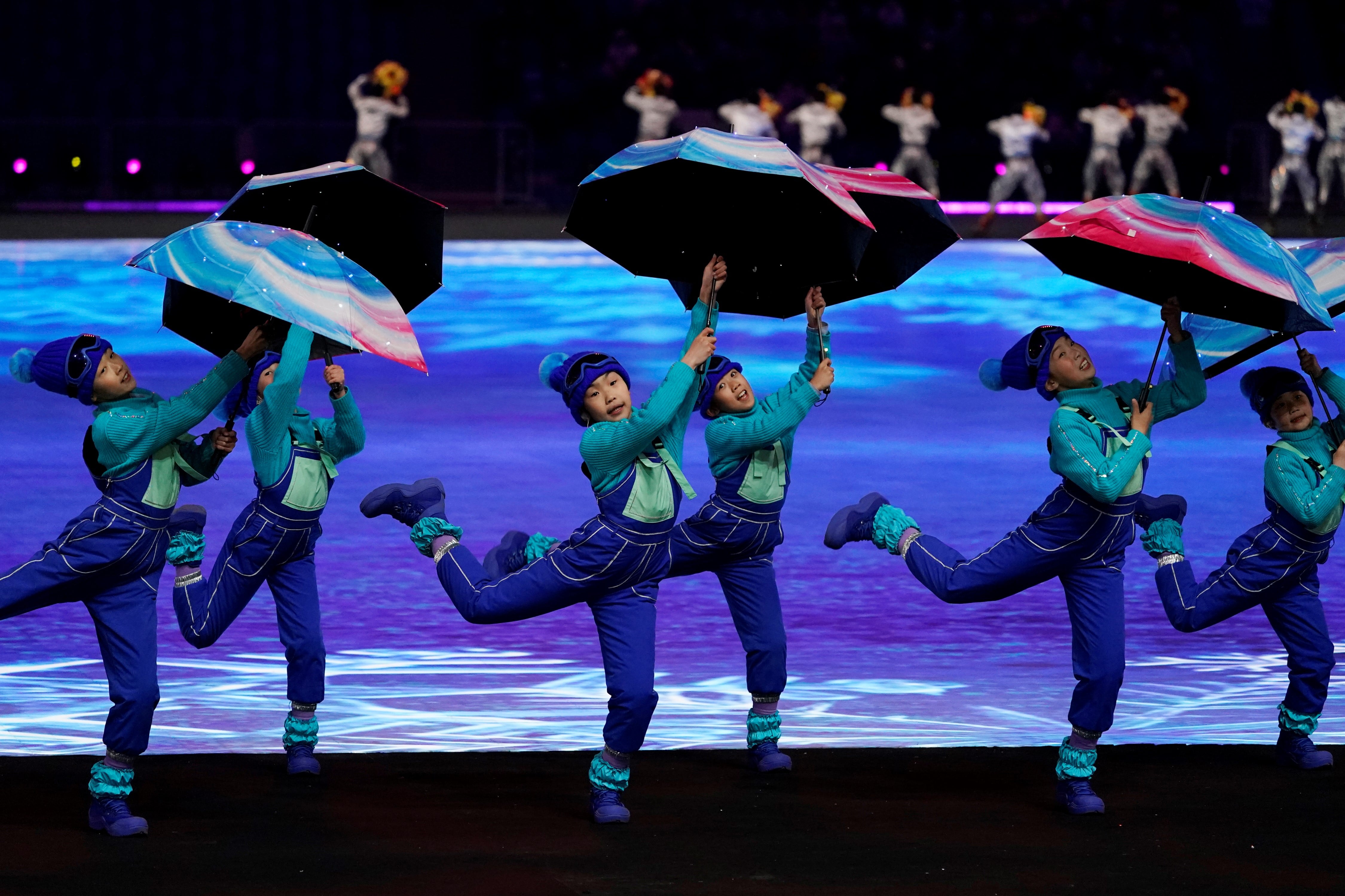 Ceremonia inaugural de Beijing 2022./AP