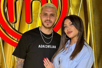 Wanda Nara y Mauro Icardi.