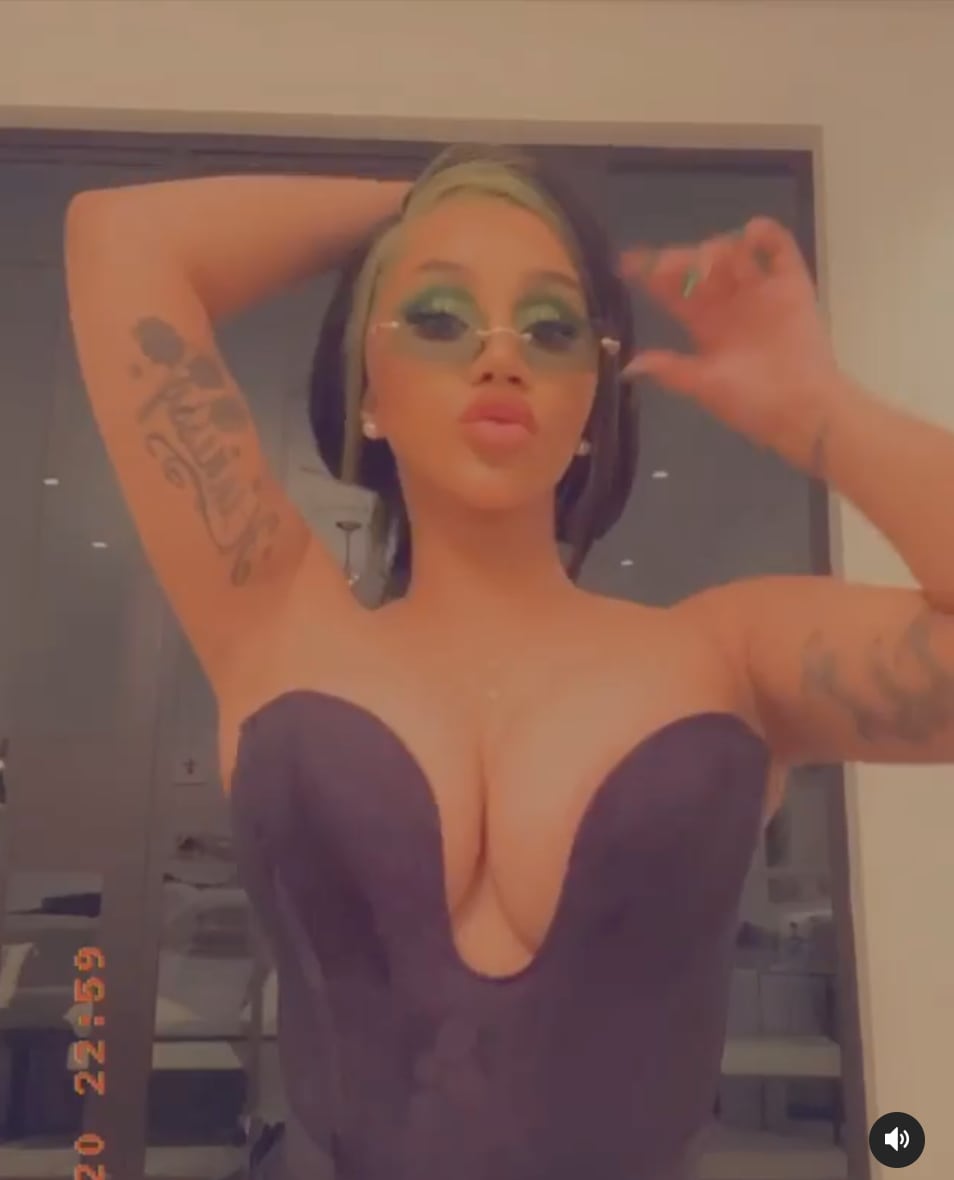 Cardi B. Captura pantalla