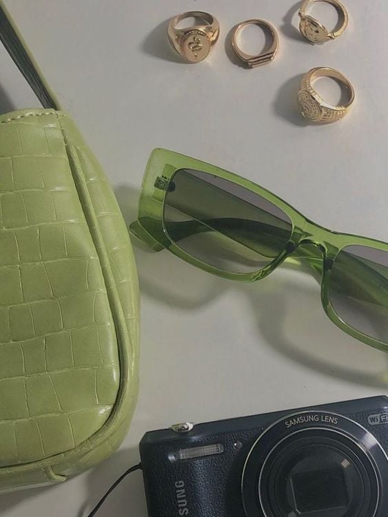 Gafas verdes