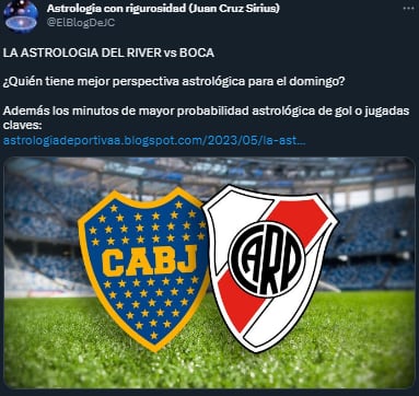 La astrología en River-Boca