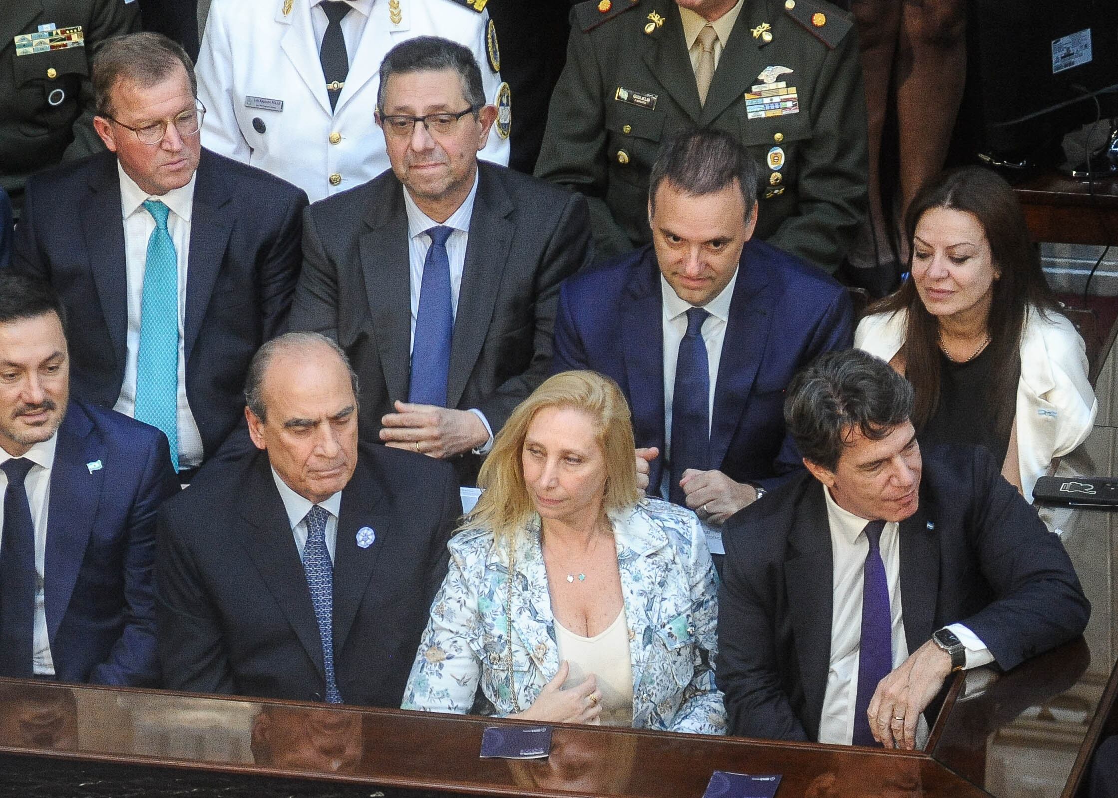 Apertura legislativa 2024
congeso nacional , Argentina Ministros
Nicolas Posse , Guillermo Francos , Karina Milei  Manuel Adorni , Sandra Pettovello , Luis Petri , Javier Herrera Bravo 
Foto Federico Lopez Claro