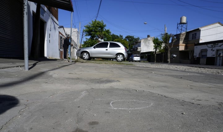 Barrio de Alvear tras el trágico hecho. Foto: Juan José García