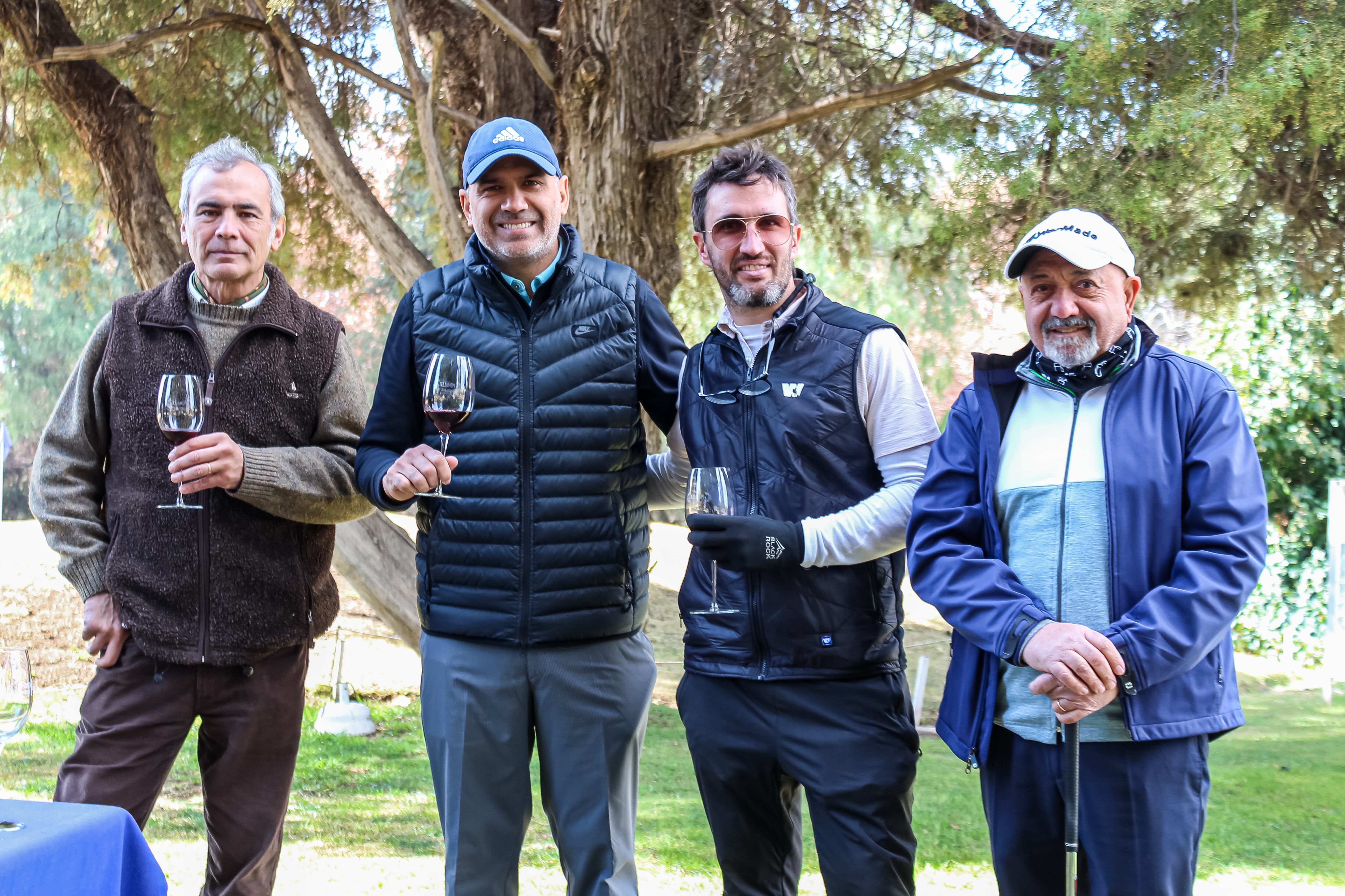 Gervasio Ruiz Guiñazú, Juan Riquelme, Francisco Marroco y Salvador Topa. 