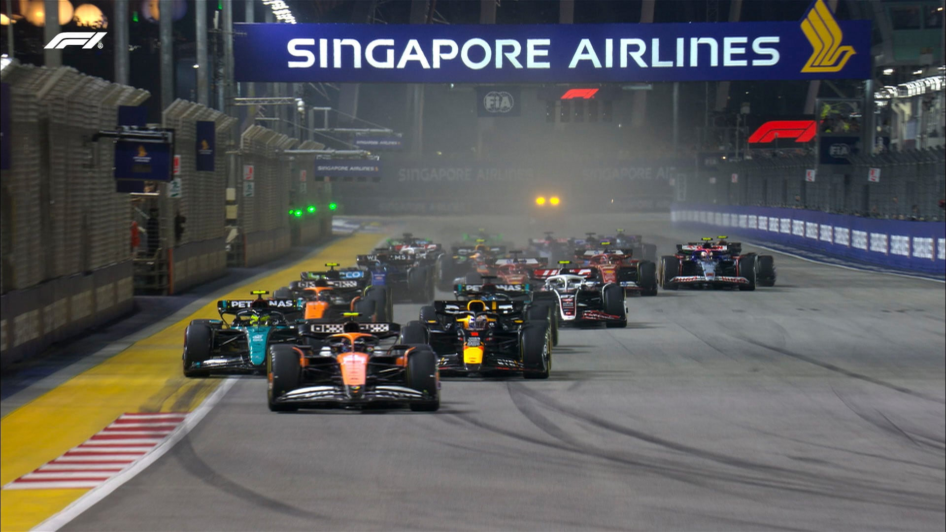 El piloto argentino de Fórmula 1, Franco 
Colapinto, terminó en el puesto 11° del Gran Premio de Singapur. Foto NA @F1