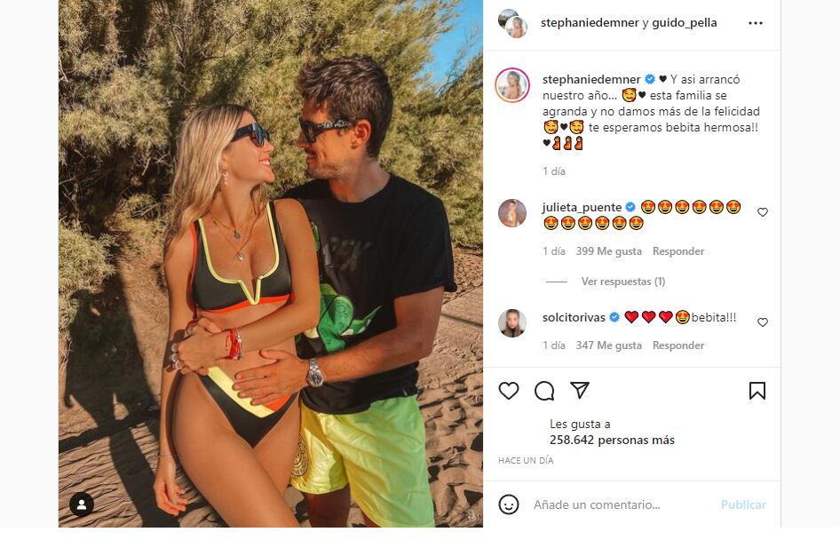 La influencer dio a conocer la noticia en su perfil, para luego compartir todos los detalles en sus stories.