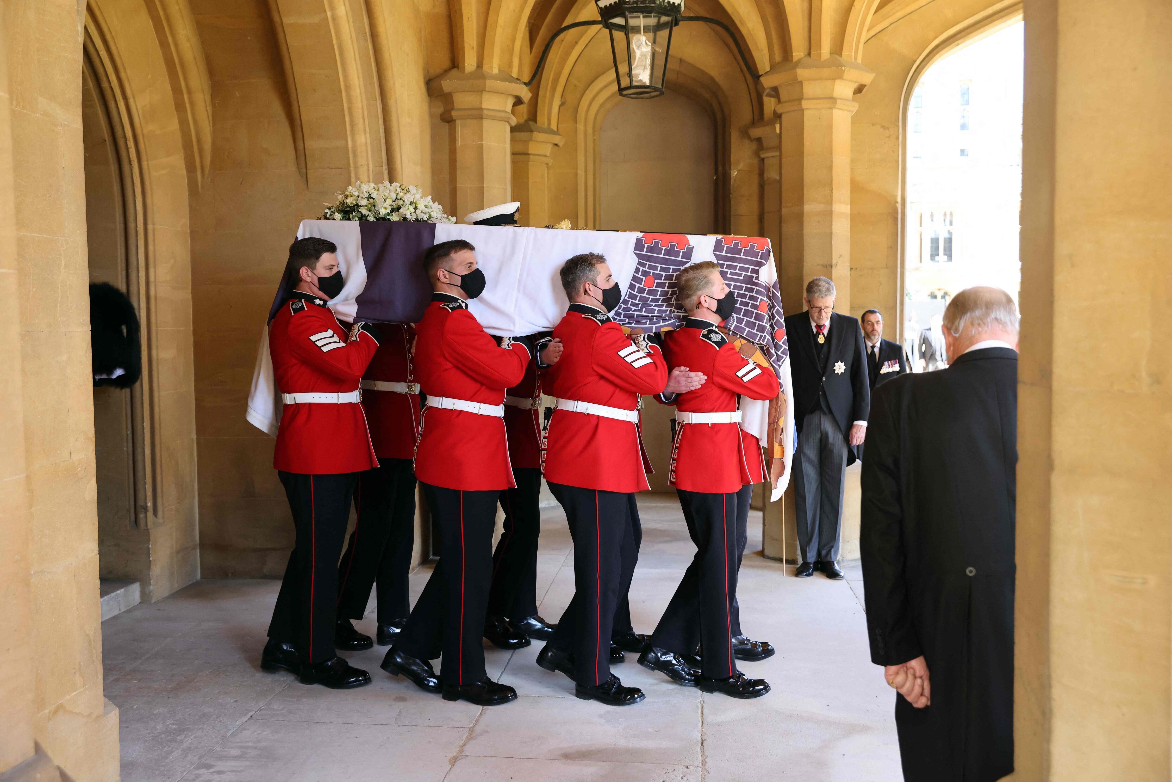 Íntimo funeral del Príncipe Felipe.