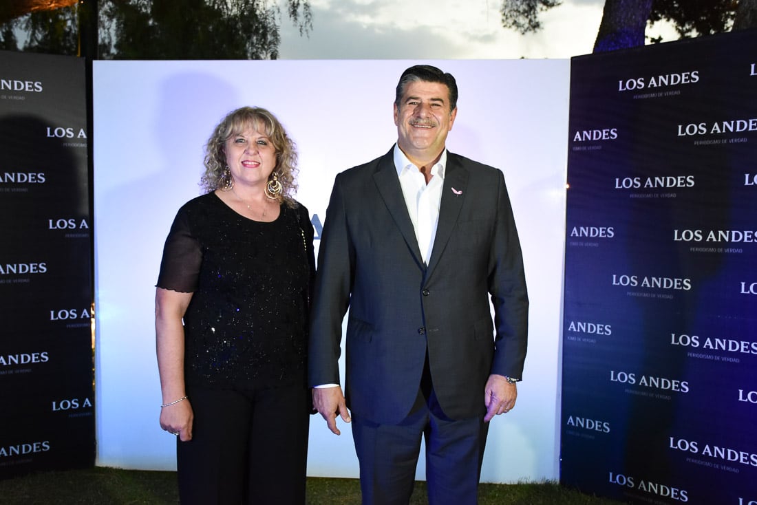 Aniversario 138 años de Diario Los Andes.
Cristina Mondello y Mario Abed