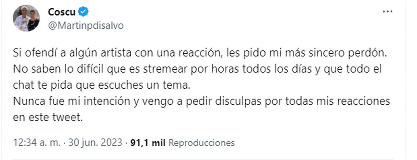 Coscu se defendió tras la respuesta de Becerra