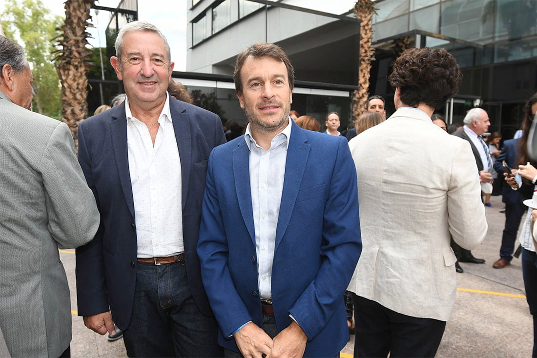 Julio Cobos y Lisandro Nieri, diputados nacionales por el radicalismo. Foto: Los Andes.