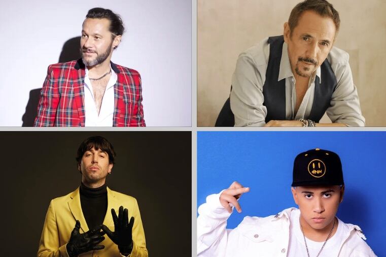 Co-coaches en La Voz Argentina 2022: Diego Torres (con Soledad Pastorutti), Alejandro Lerner (con Ricardo Montaner), Mateo Sujatovich (con Lali Espósito) y FMK (con Mau y Ricky)