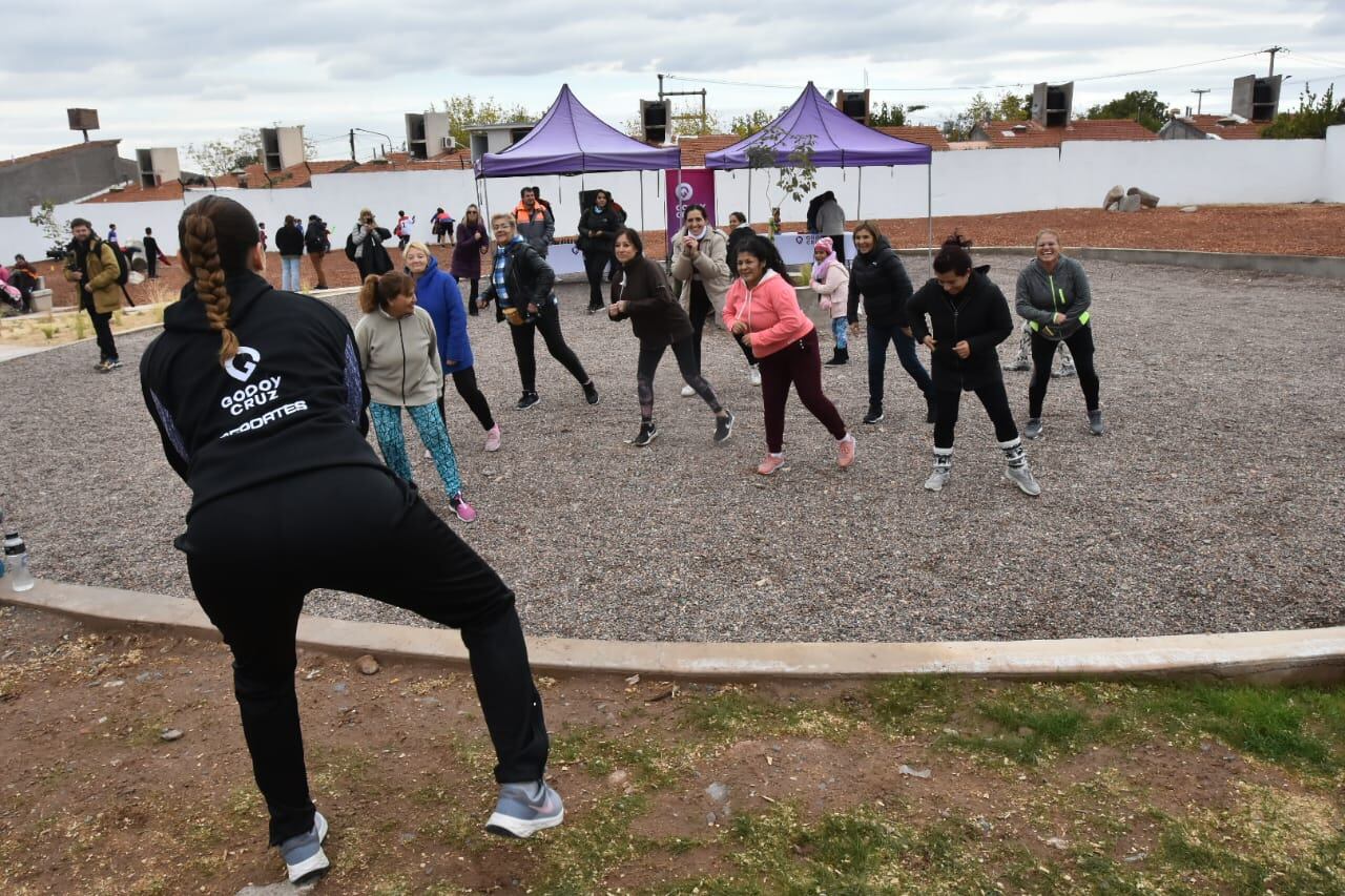 Godoy Cruz cuenta con tres nuevas plazas para los vecinos. Foto: Municipalidad de Godoy Cruz.