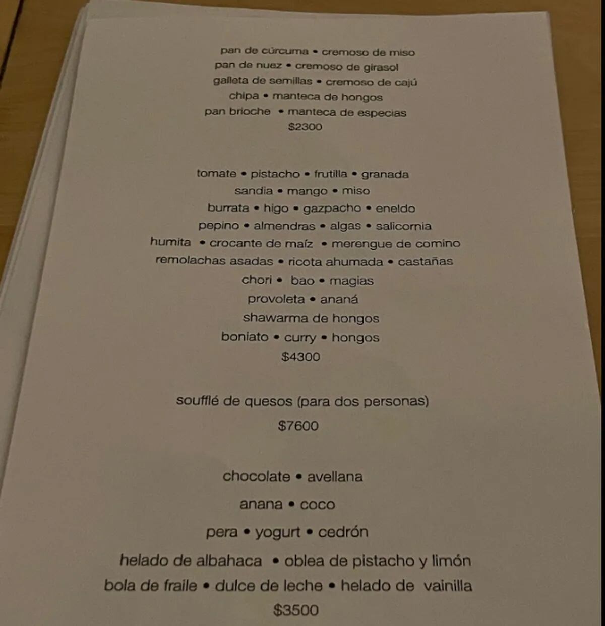 El Chef tiene su propio restaurante vegetarino.