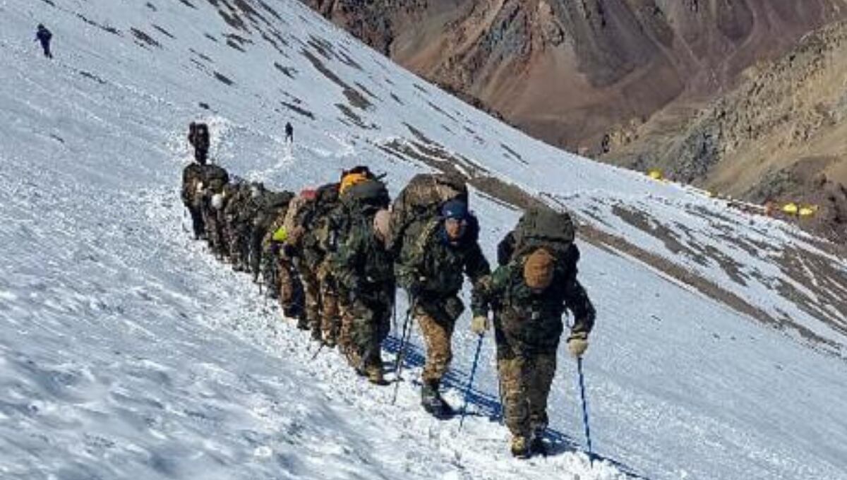 Expedición Aconcagua: cuando la cordillera se convierte en una escuela de vida y camaradería. Foto: Gentileza Ejército Argentino.