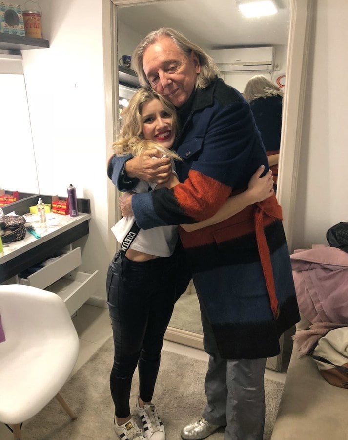 Laura Fernández con Pepe Cibrián