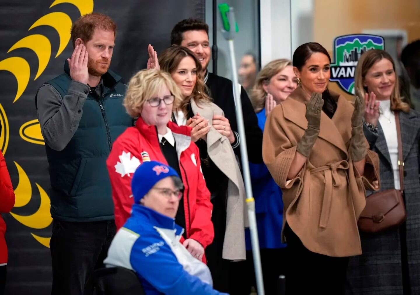 Todas las fotos de Luisana Lopilato y Michael Bublé junto a Harry y Meghan (REUTERS/Jennifer Gauthier)