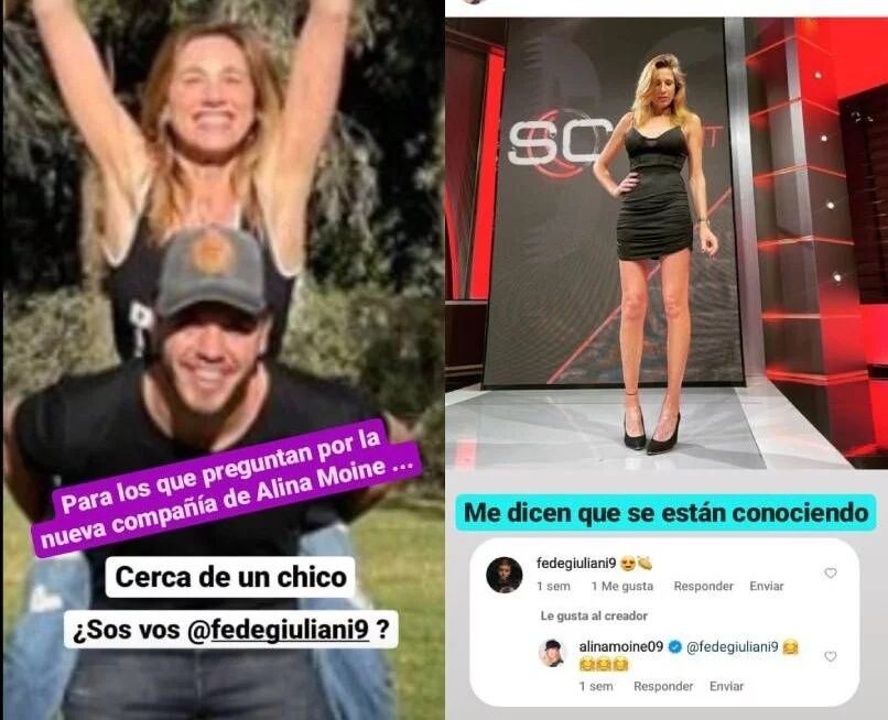 Alina Moine ¿y un nuevo amor con Fede Giuliani?