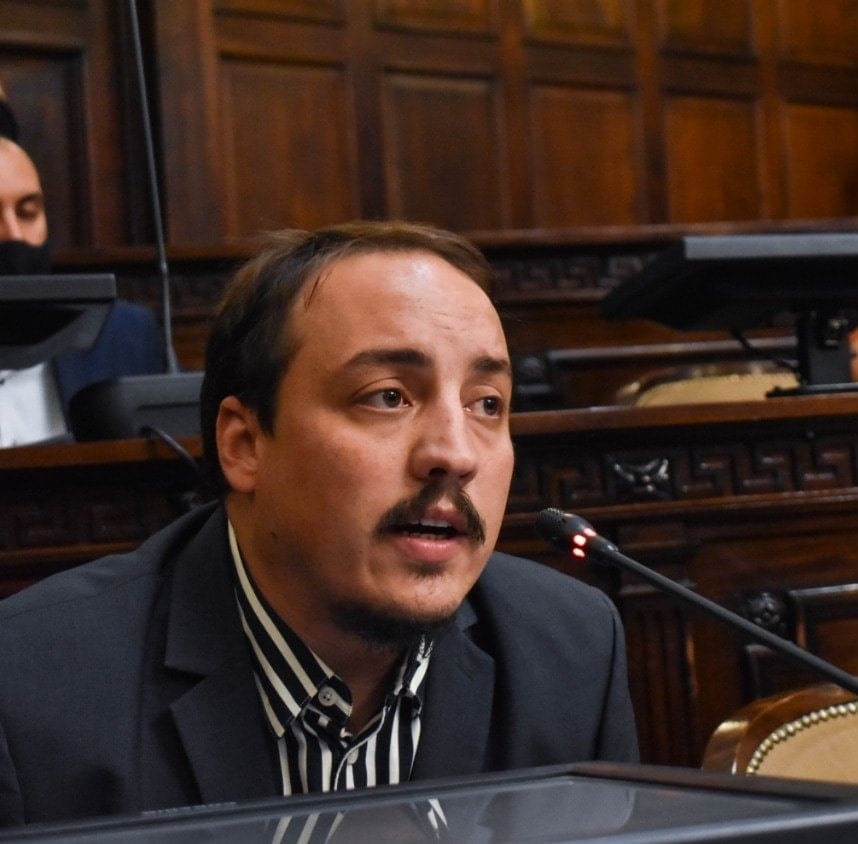 El diputado provincial Helio Perviú