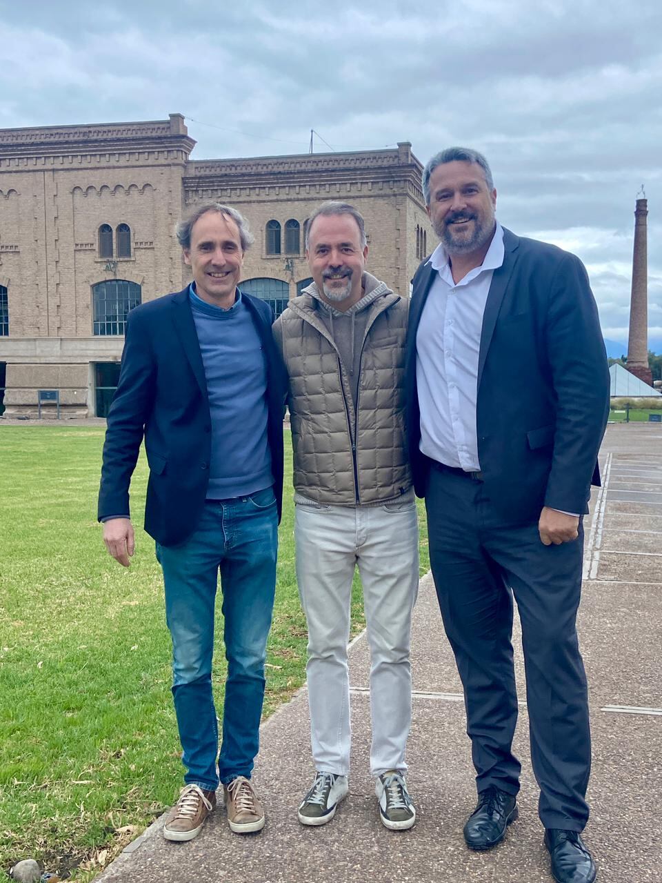 José Más, dueño Inter Miami, de visita en bodega Trapiche.