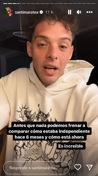 El influencer decidió que pasará con el dinero de la recaudación para Independiente Rivadavia.