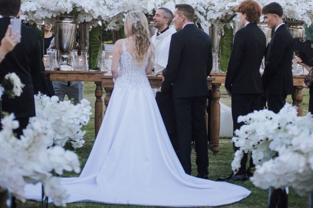 Rodolfo Barili y las imágenes de su boda.