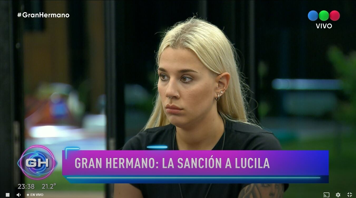 La Tora fue sancionada por Gran Hermano.