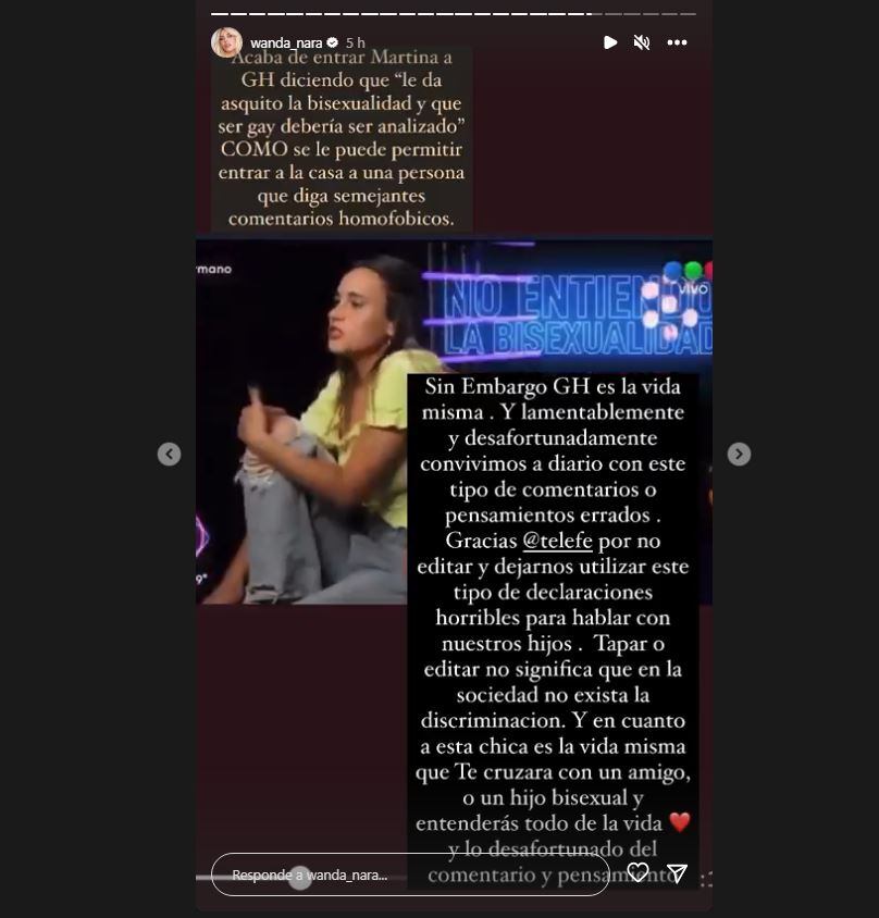 Martina, una de las concursantes de GH fue muy criticada en redes sociales.