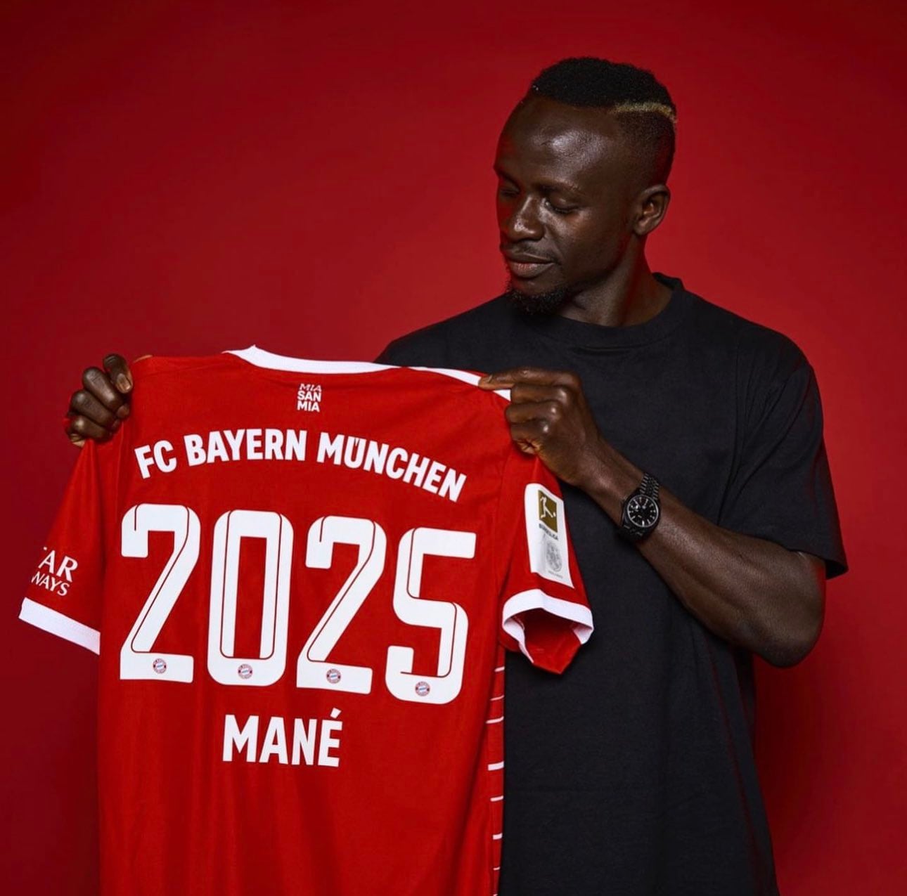 Sadio Mané firmó con el bayern en julio del 2022