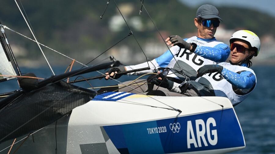 Lange y Carranza, la dupla de vela triple medalla olímpica.