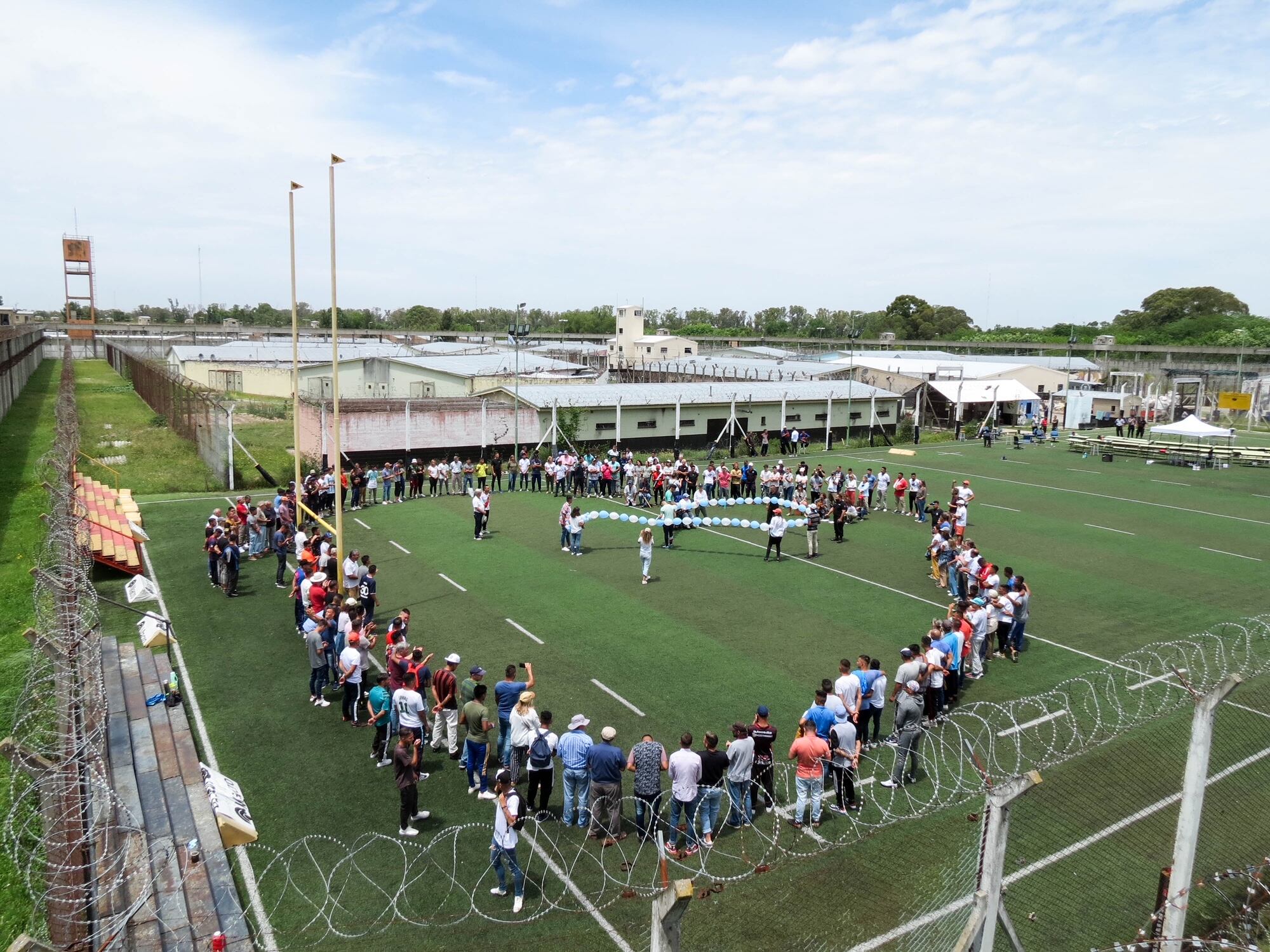 En personas privadas de la libertad que juegan al rugby en las cárceles, la reincidencia es menor a 5%. Foto: Gentileza Fundación Espartanos