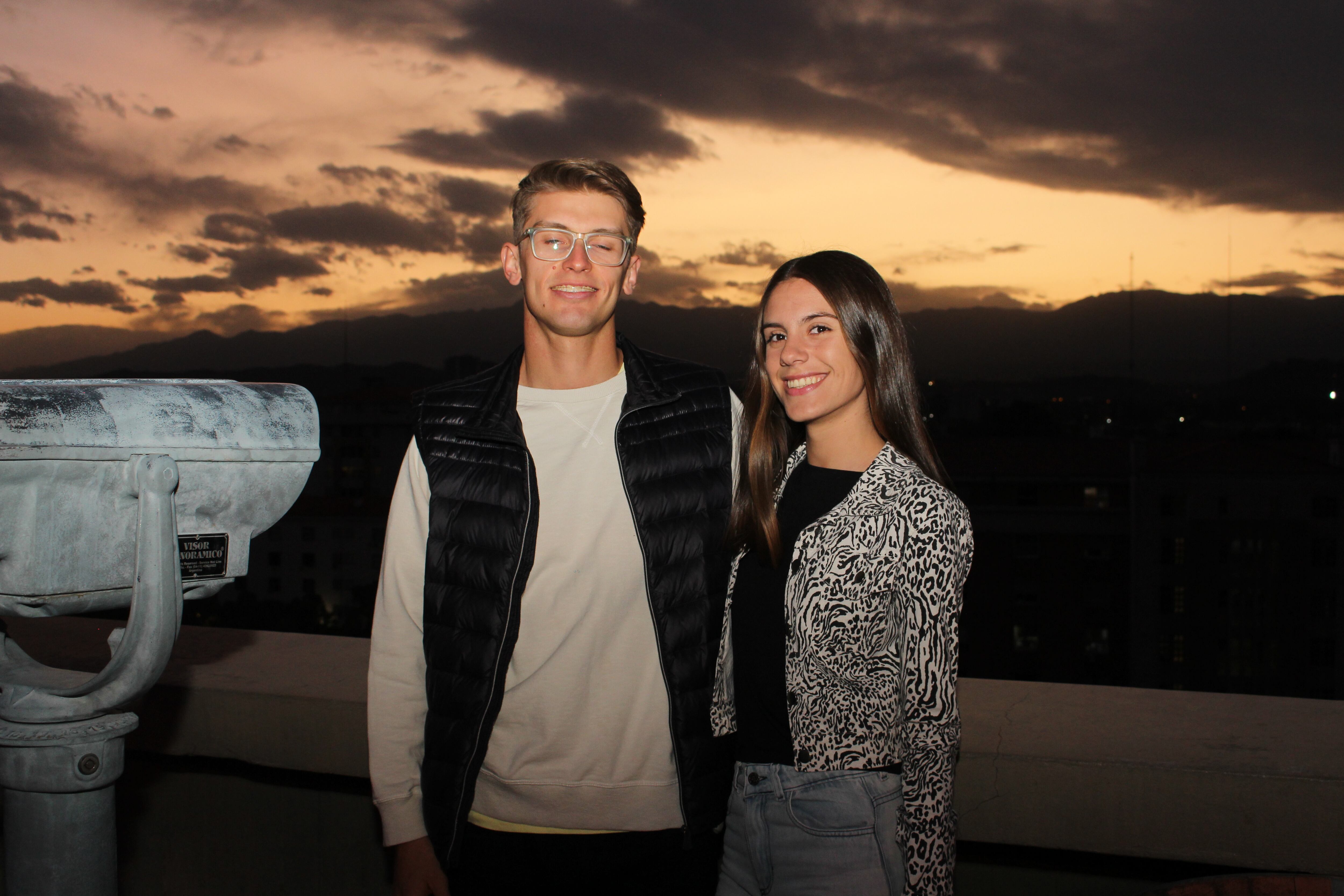 Lautaro Suarez y Julieta Abaurre.