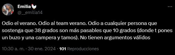 Los Team Invierno no tienen piedad con los amantes del calor. Foto: captura.