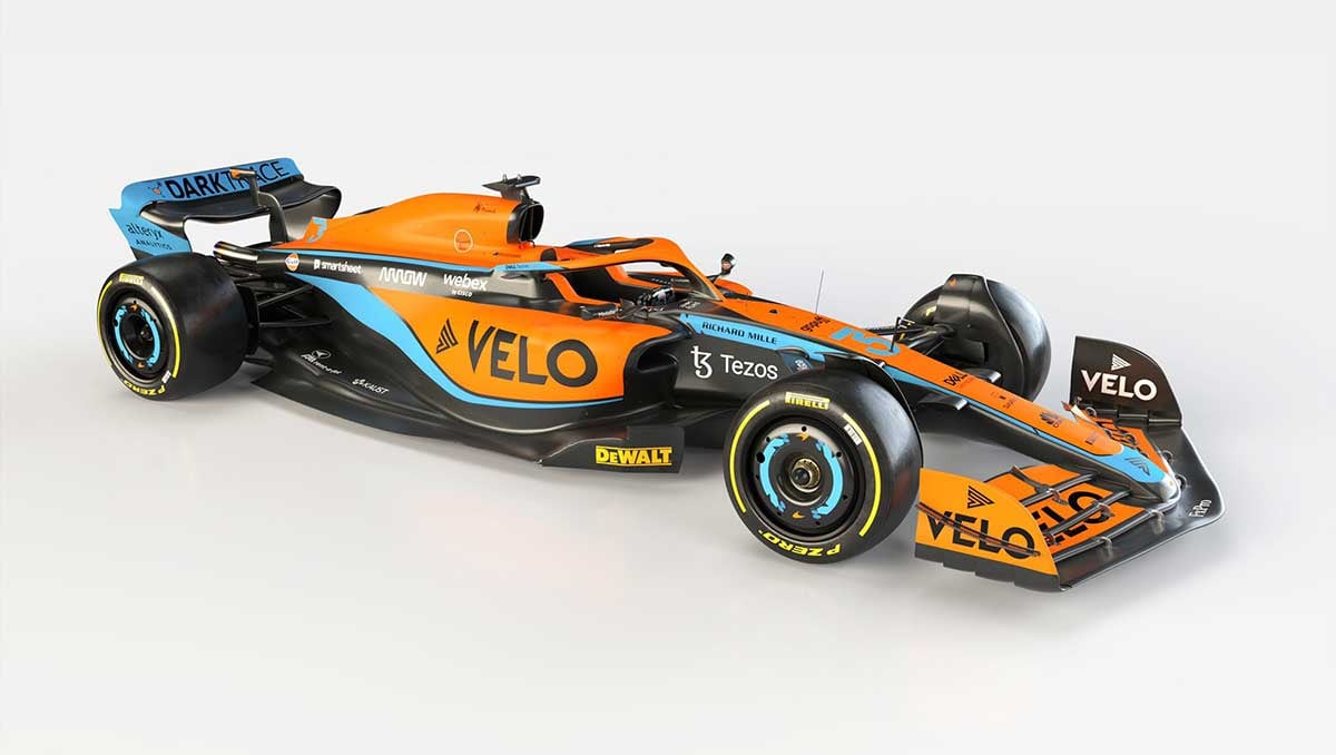 McLaren presentó su monoplaza para 2022